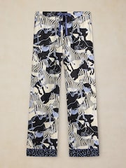 أسود - White Stuff Nina PJ Bottoms - Image 5 of 6
