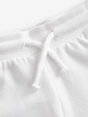 White Plain Jersey Shorts (3-16yrs) - Image 7 of 7