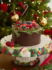 Spode White Christmas Memories Footed Cake Plate - Image 2 of 3