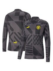 Puma Black Manchester City Pre Match Sweat Top - Image 1 of 3
