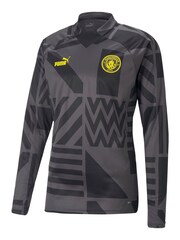 Puma Black Manchester City Pre Match Sweat Top - Image 2 of 3