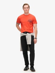Portocaliu - Superdry Copper Label Piept 100% bumbac Tricou - Image 1 of 5