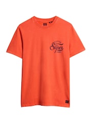 Portocaliu - Superdry Copper Label Piept 100% bumbac Tricou - Image 4 of 5