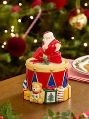 Spode White Christmas Memories Candy Box - Image 1 of 4
