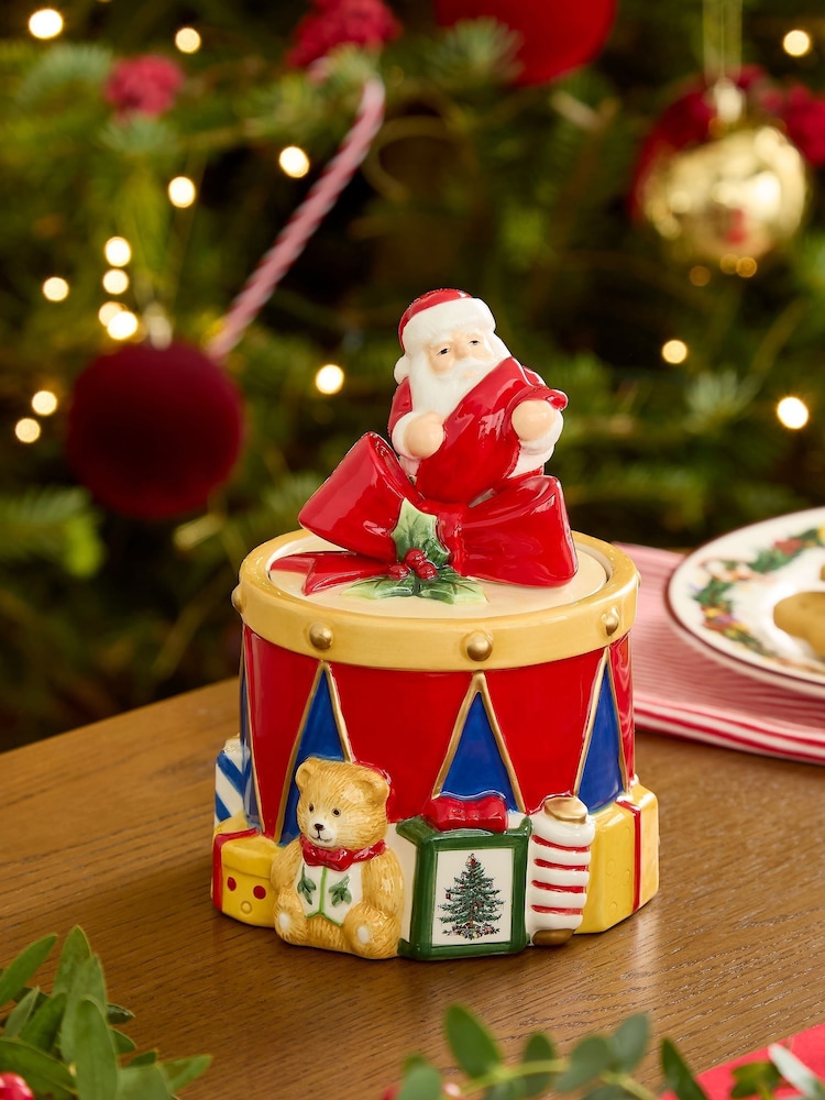 Spode White Christmas Memories Candy Box - Image 1 of 4 Spode White Christmas Memories Candy Box - Image 1 of 4