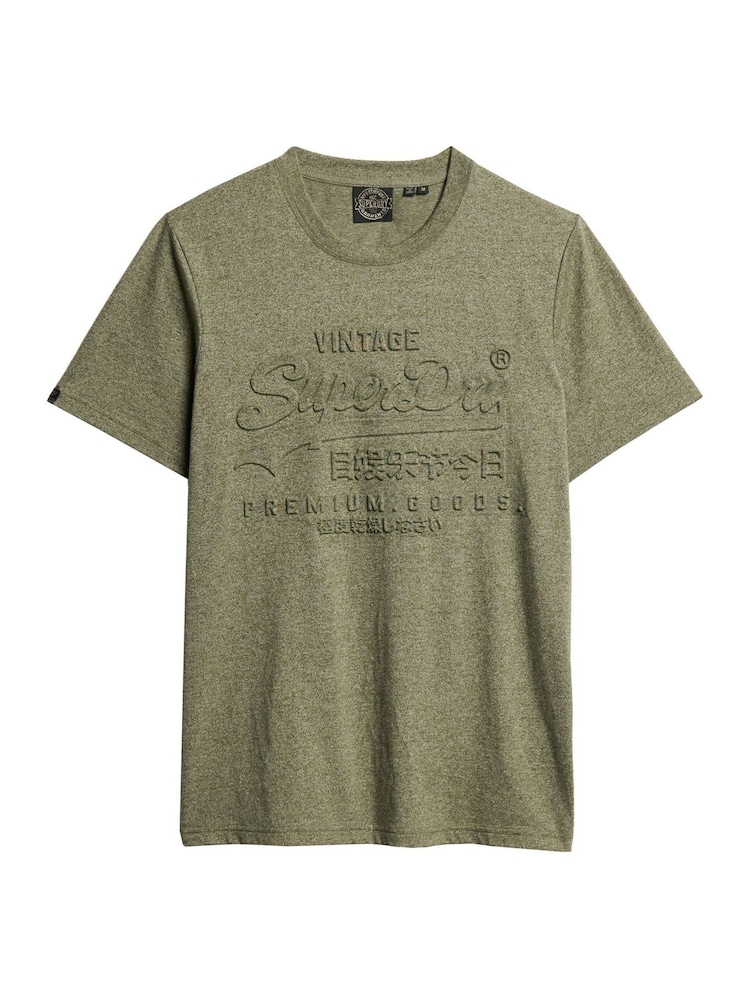 Superdry Green Embossed Vl Graphic T-Shirt - Image 5 of 6