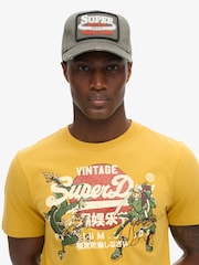 Galben ulei - Tricou din bumbac cu model grafic Superdry 100% Tokyo - Image 3 of 5