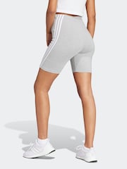 Grau - adidas Sportswear Future Icons Radlershorts mit 3 Streifen - Bild 2 von 6