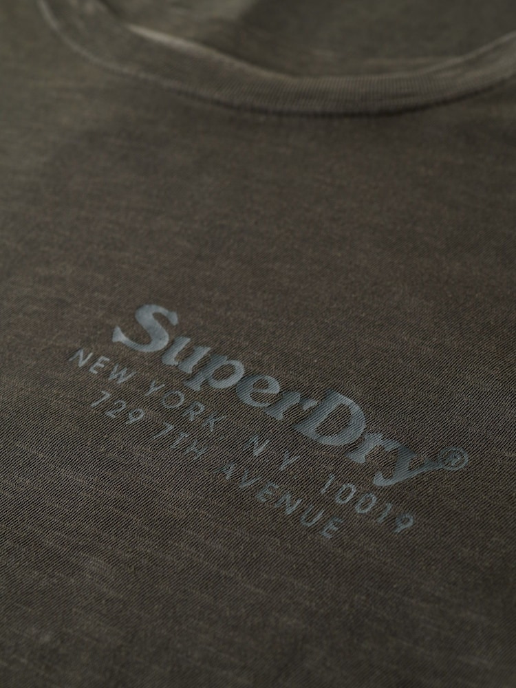 Verde marino intenso con diseño flameado - Camiseta de algodón 100 % con logo en el mismo tono Venue de Superdry - Imagen 4 de 4 Verde marino intenso con diseño flameado - Camiseta de algodón 100 % con logo en el mismo tono Venue de Superdry - Imagen 4 de 4