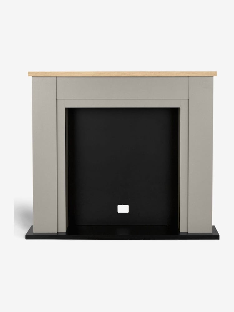 Dove Grey Malvern Oak Effect Fire Surround - Image 2 of 8