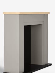 Dove Grey Malvern Oak Effect Fire Surround - Image 3 of 8