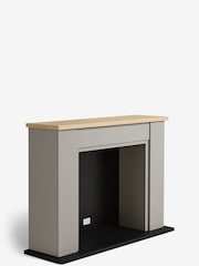 Dove Grey Malvern Oak Effect Fire Surround - Image 5 of 8
