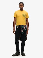 Superdry Yellow Lo-Fi Outdoor Graphic T-Shirt - Image 2 of 6