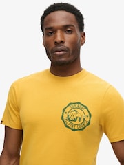 Superdry Yellow Lo-Fi Outdoor Graphic T-Shirt - Image 3 of 6