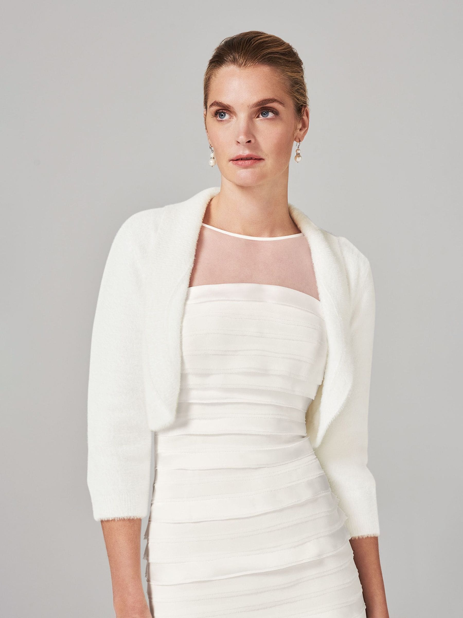 White bolero jackets on sale