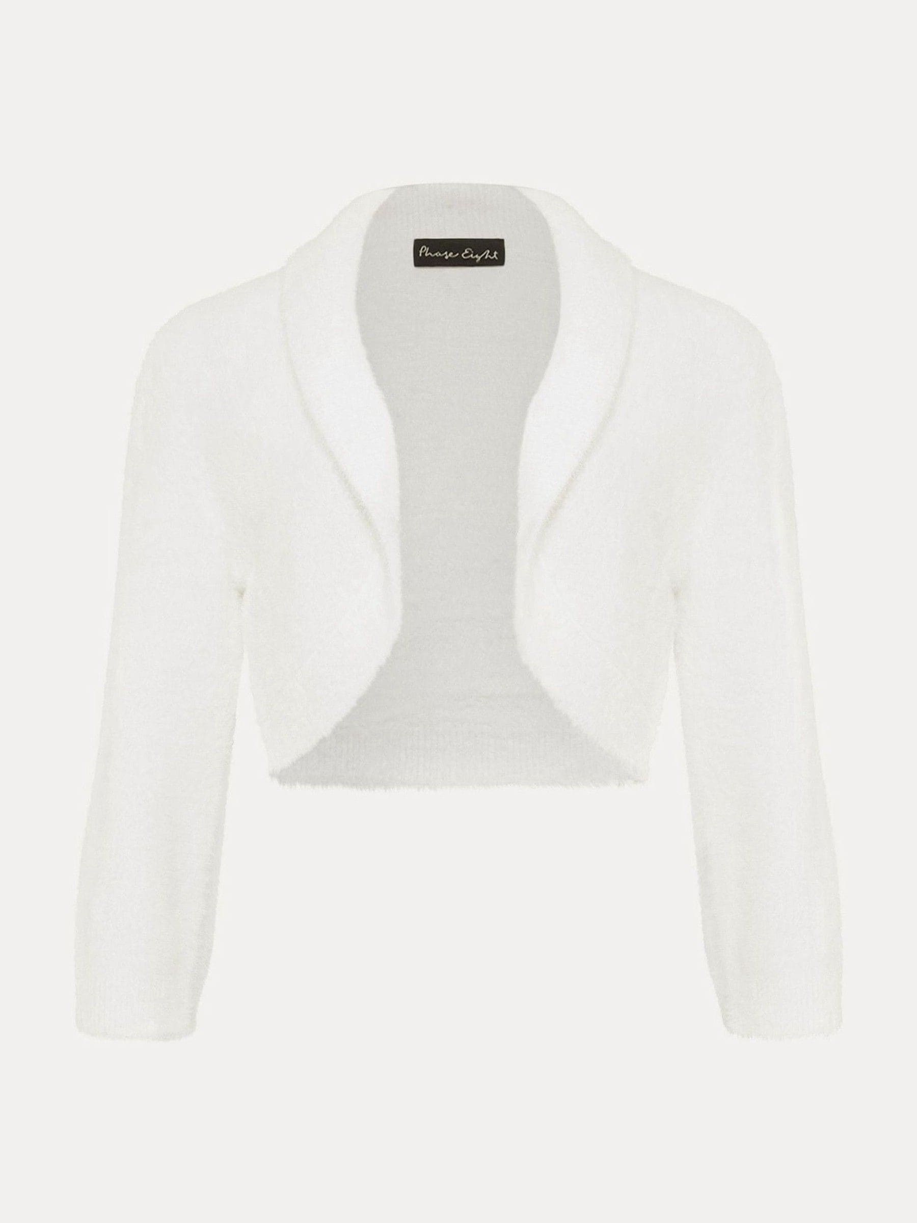 Womens white bolero jacket outlet
