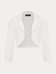 Phase Eight Cream Fay Fluffy Bolero - Image 5 of 5