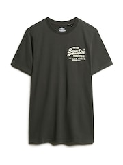 Superdry Washed Black 100% Cotton Tokyo Graphic T-Shirt - Image 4 of 5