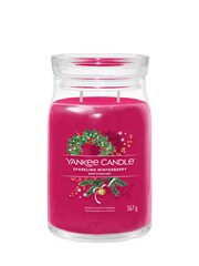 Yankee Candle Red Signature Large Jar Sparkling Winterberry Scented Candle - Image 2 of 3