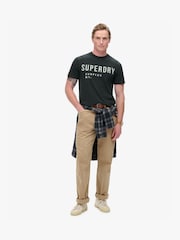 Superdry Black 100% Cotton Surplus Graphic T-Shirt - Image 2 of 5