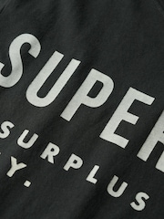 Superdry Black 100% Cotton Surplus Graphic T-Shirt - Image 5 of 5
