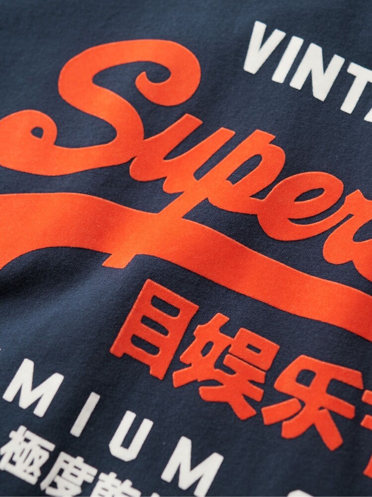 Blau - Superdry Vintage Logo Duo T-Shirt - Bild 5 von 5