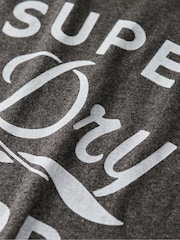 Superdry Gravel Grey 100% Cotton Copper Label Workwear T-Shirt - Image 5 of 5