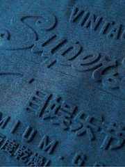 Superdry Teal Grit Embossed Vl Graphic T-Shirt - Image 5 of 5