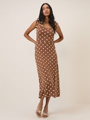 Nobodys Child Adrian Polka Dot Midi Dress - 圖片 3/5