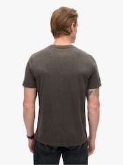Superdry Vintage Black 100% Cotton Embossed Logo Graphic T-Shirt - Image 2 of 6