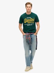 Grün - Superdry Vintage Logo Duo T-Shirt - Bild 2 von 5