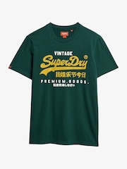Grün - Superdry Vintage Logo Duo T-Shirt - Bild 4 von 5