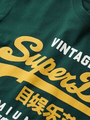 Grün - Superdry Vintage Logo Duo T-Shirt - Bild 5 von 5