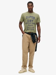 Superdry Green 100% Cotton Copper Label Workwear T-Shirt - Image 2 of 5