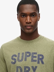 Superdry Green 100% Cotton Copper Label Workwear T-Shirt - Image 3 of 5