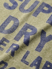 Superdry Green 100% Cotton Copper Label Workwear T-Shirt - Image 5 of 5