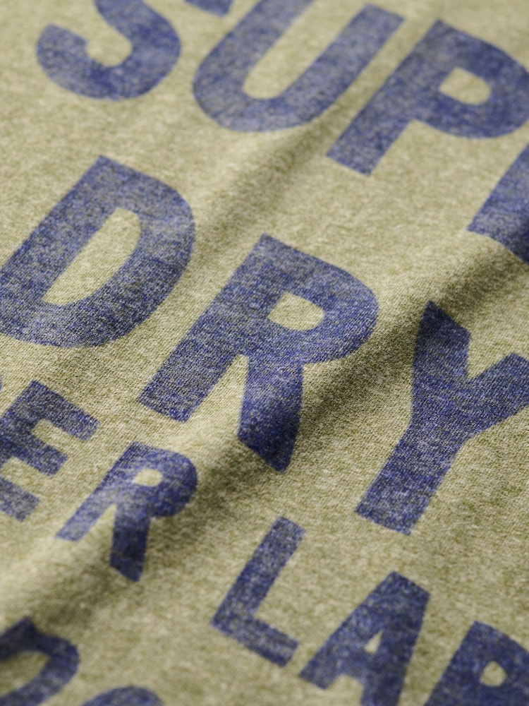 Superdry Green 100% Cotton Copper Label Workwear T-Shirt - Image 5 of 5