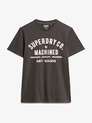 Superdry Vintage Black Machined Goods Workwear T-Shirt - Image 4 of 5