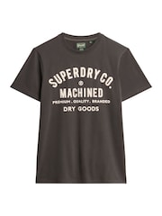 Superdry Vintage Black Machined Goods Workwear T-Shirt - Image 6 of 6
