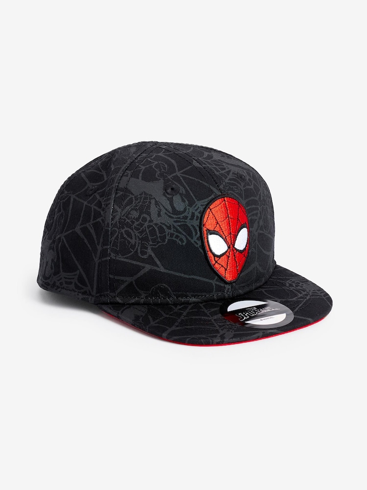 Black Spider-Man™ Cap (3mths-10yrs) - Image 1 of 4