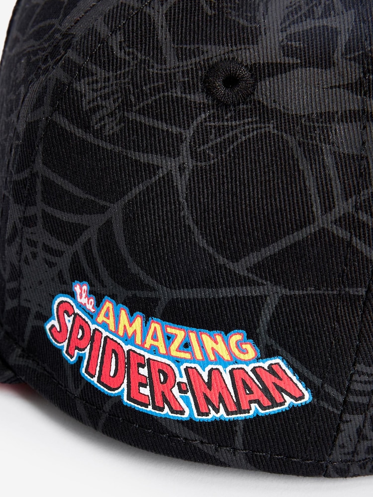 Black Spider-Man™ Cap (3mths-10yrs) - Image 4 of 4