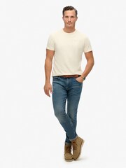 Superdry Rice White 100% Cotton Tonal Venue Logo T-Shirt - Image 3 of 6
