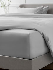 Sábana 100% algodón egipcio satinado de 400 hilos Collection Luxe - Imagen 1 de 2