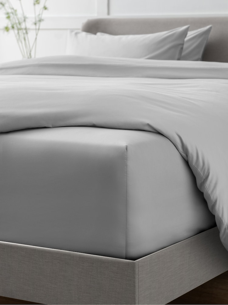 Sábana 100% algodón egipcio satinado de 400 hilos Collection Luxe - Imagen 1 de 2