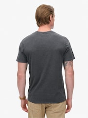 Superdry Black 100% Cotton Embossed Logo Graphic T-Shirt - Image 2 of 6