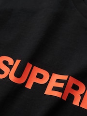Superdry Black Relaxed 100% Cotton Sport Tech Logo T-Shirt - Image 5 of 5
