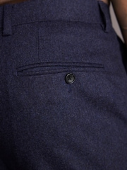 Blue Slim Signature Italian Fabric Suit Trousers - Image 5 of 9