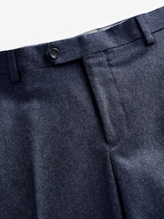 Blue Slim Signature Italian Fabric Suit Trousers - Image 7 of 9
