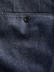Blue Slim Signature Italian Fabric Suit Trousers - Image 8 of 9