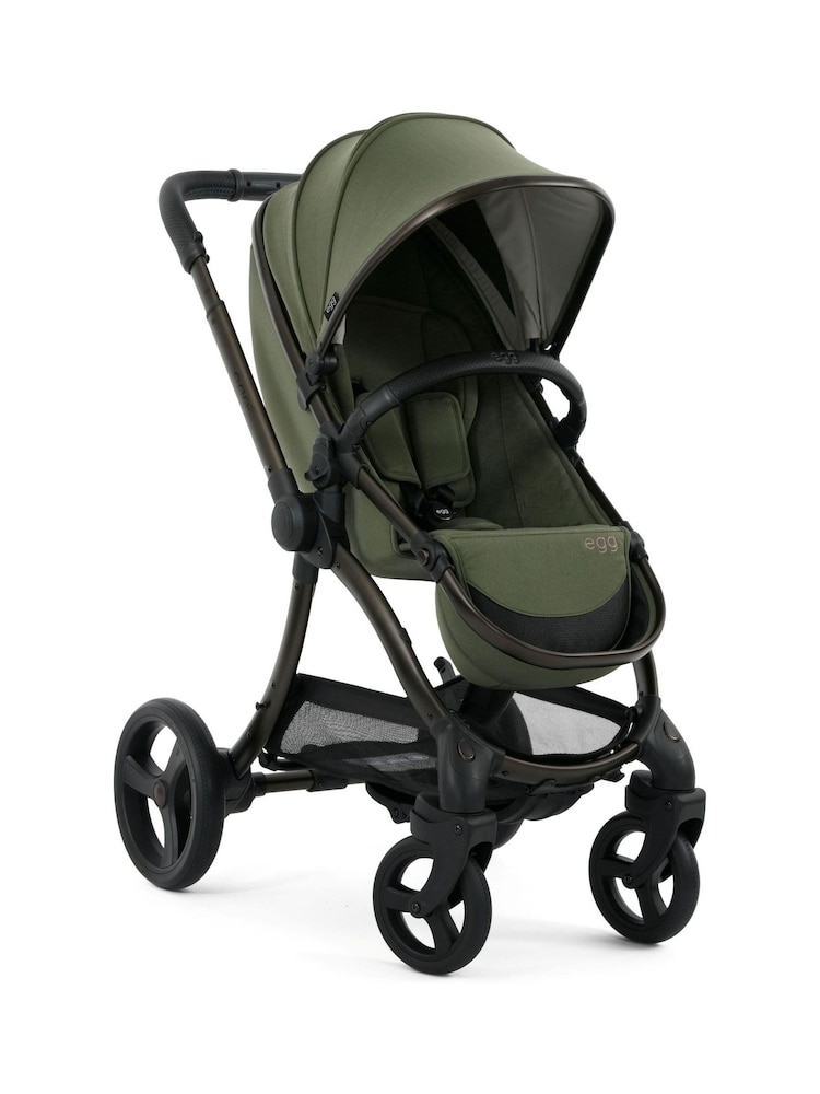 egg 8 Piece Sage Green Luxury 3 Bundles with Shell 360 Car Seat  Base - Image 2 of 6